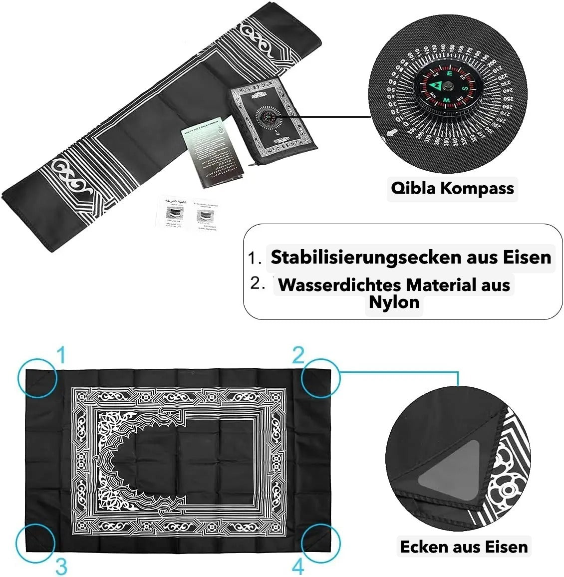 QIBLA GEBETSTEPPICH